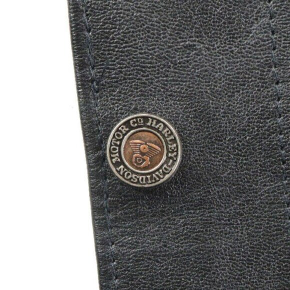 Men's Authentic Harley Davidson SHOVELHEAD Leather Chaps Lined, Large EUC​​​​​​​ - Picture 7 of 7